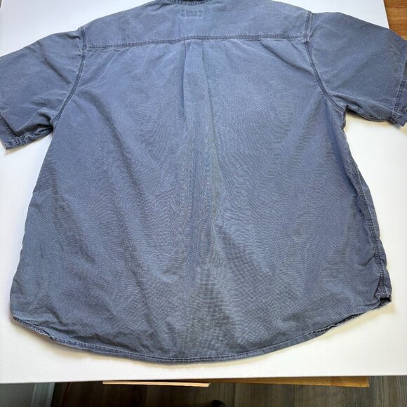 Carhartt Ripstop Utility Work Shirt Faded Blue Men's 2XL - Picture 2 of 8